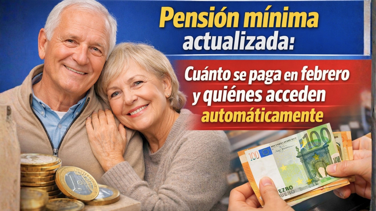 Pensión mínima actualizada: cuánto se paga en febrero y quiénes acceden automáticamente