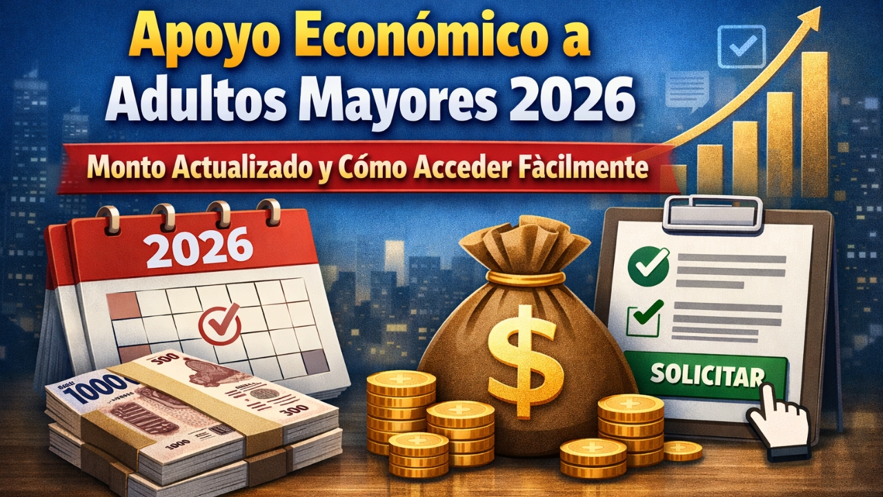 Apoyo Económico a Adultos Mayores 2026: Monto Actualizado y Cómo Acceder Fácilmente